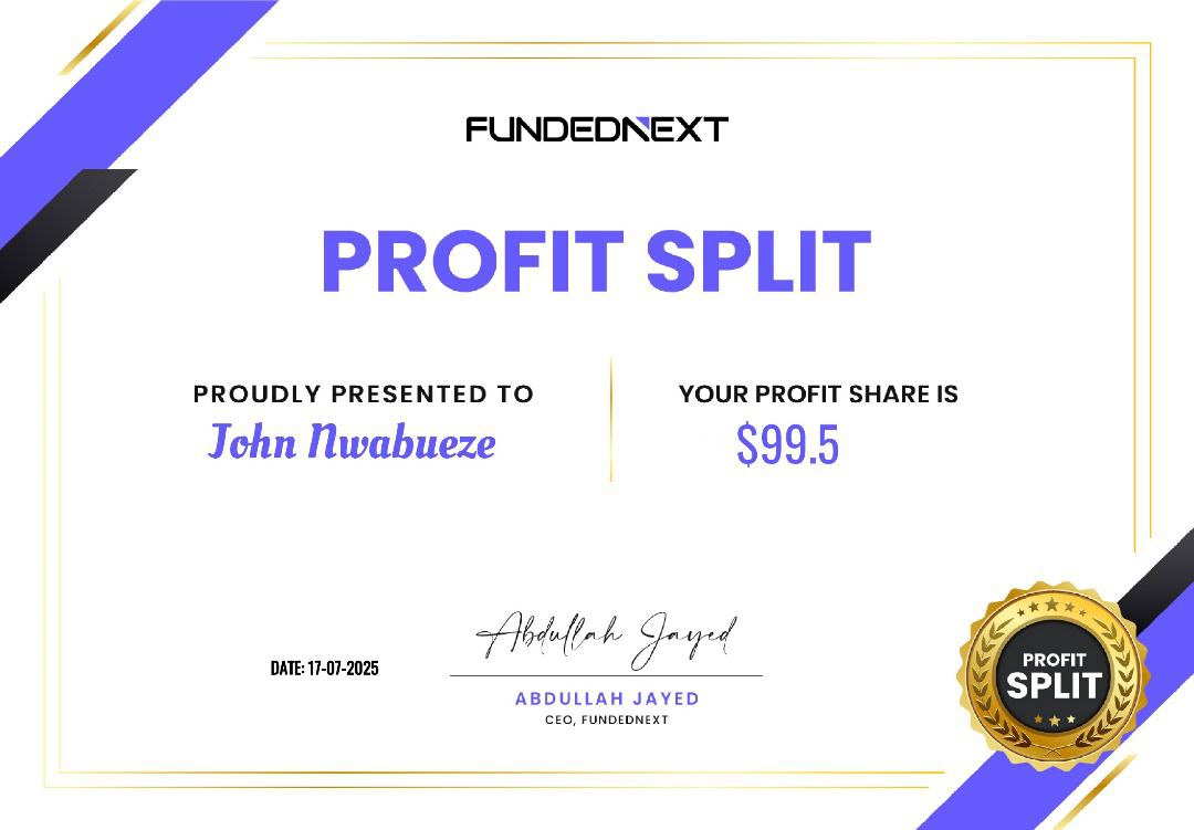 FundedNext Payout Proof